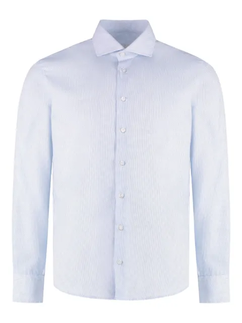 Bastoncino poplin shirt Blue C253
