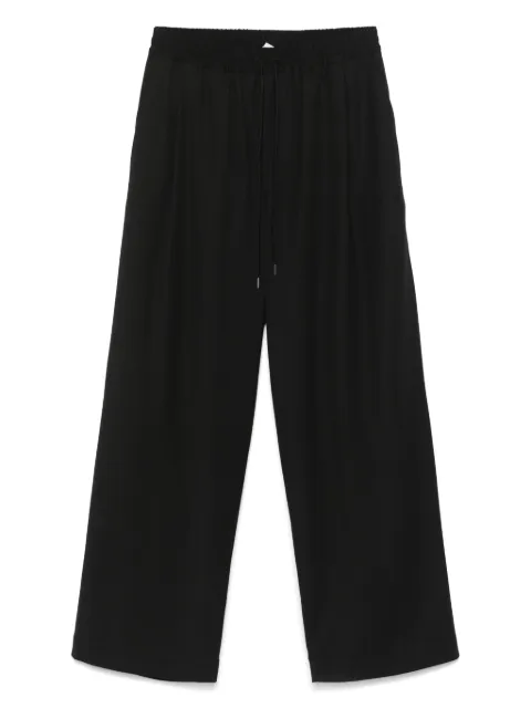 Isabel Benenato pleat-detailing trousers Black UW32S25