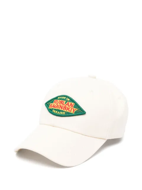 Ruslan Baginskiy Fruit Sticker baseball cap Neutrals BSB041