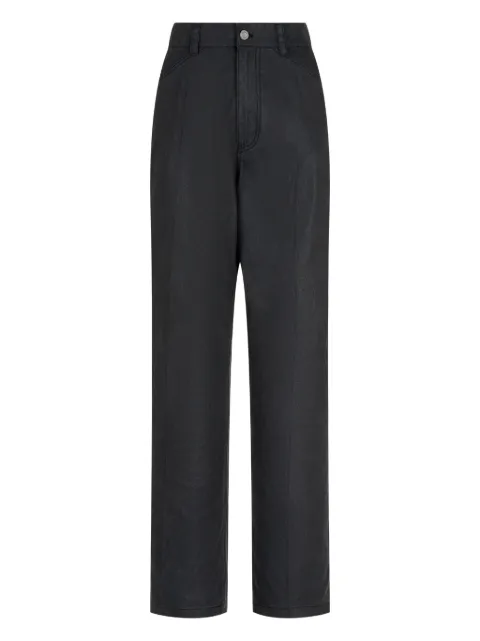 TOMBOY high-waisted straight-leg trousers Black 91U5131019