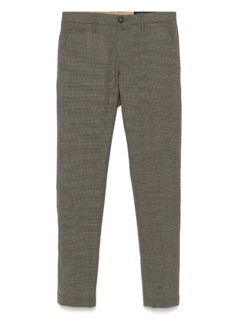 Jacob Cohën logo-patch trousers Brown JUMPT001002S4275RW