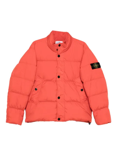 Stone Island padded bomber jacket Orange K2S154100010S0A23