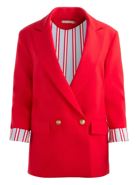 alice + olivia Arias double-breasted blazer Red CL000A52216
