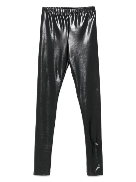 Junya Watanabe faux-leather leggings Black JOT034