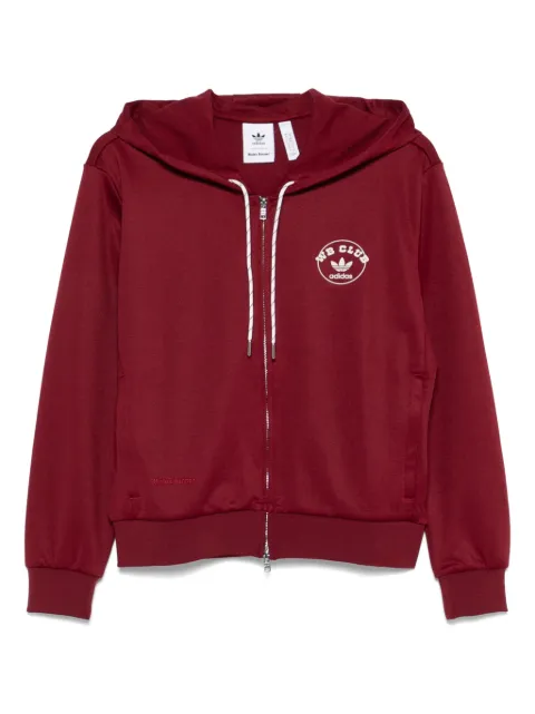 adidas x Wales Bonner zip-up hoodie Red JM8298