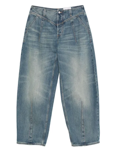 Alexander McQueen whiskering-effect jeans Blue 832566QMADF