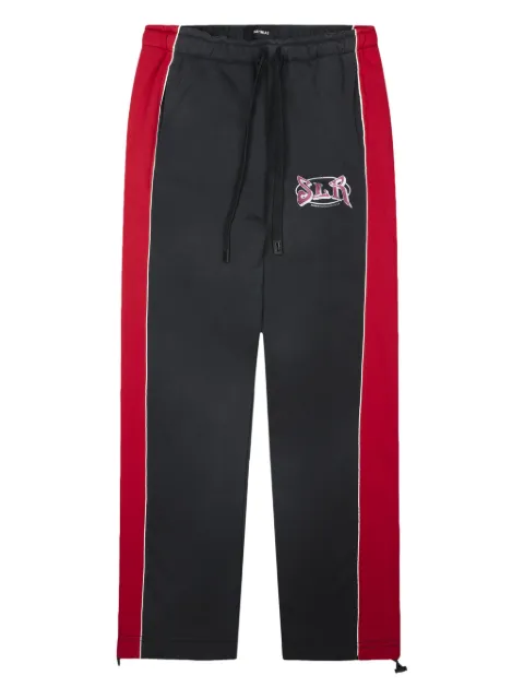 Nahmias striped wide sweatpants Black Y2P59Q25007