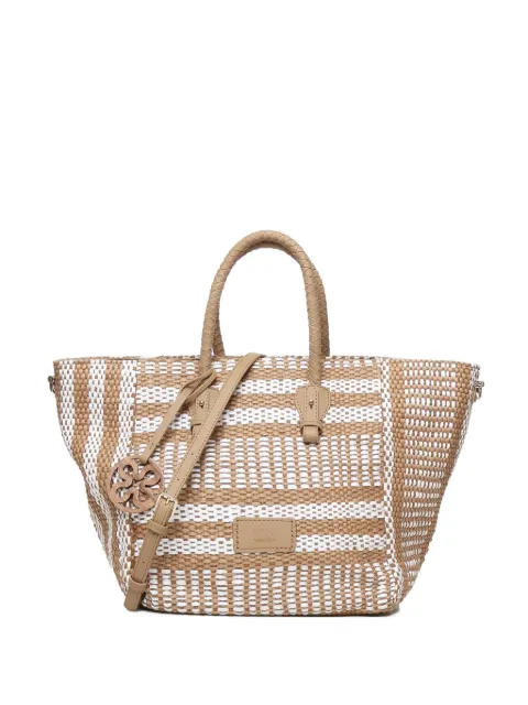V°73 Stefanie woven tote bag Brown 73BS8ZL01STEFANIE