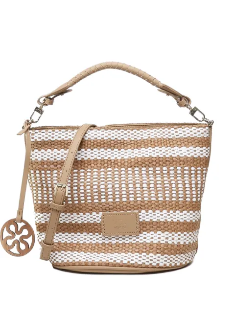 V°73 Stefanie woven bucket bag Brown 73BS8ZL03STEFANIE