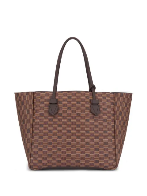 Moreau Vincennes printed tote bag Brown VINCENMDMPRCALFCKC