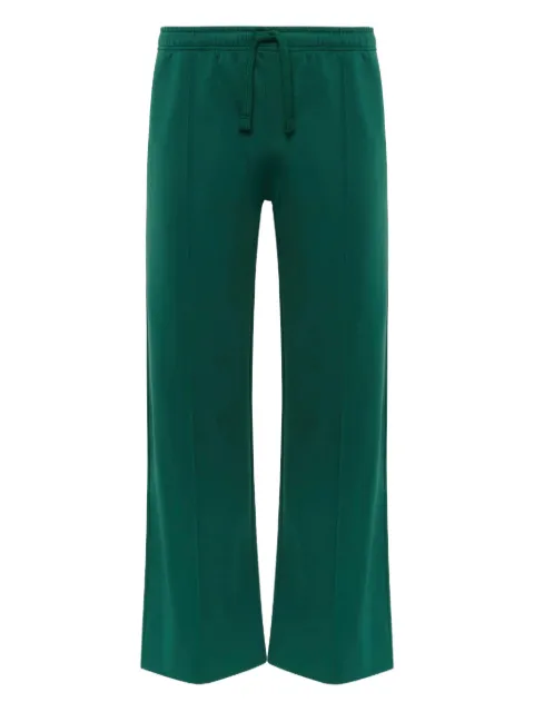 JW Anderson logo-appliqué drawstring trousers Green JR0051PG1742