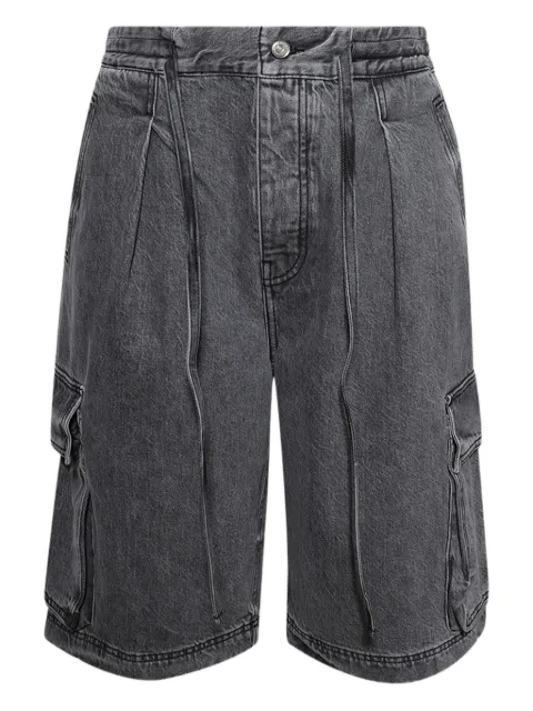 Nahmias drawstring-fastening cargo shorts Grey D6R16A027