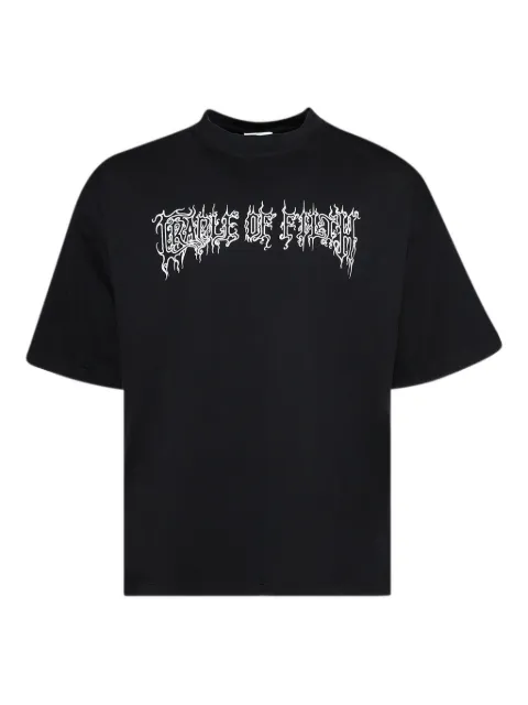 VETEMENTS graphic-print T-shirt Black UCF76TR100B