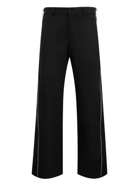 Comme des Garçons Homme Plus zip-embellished trousers Black P0P061051