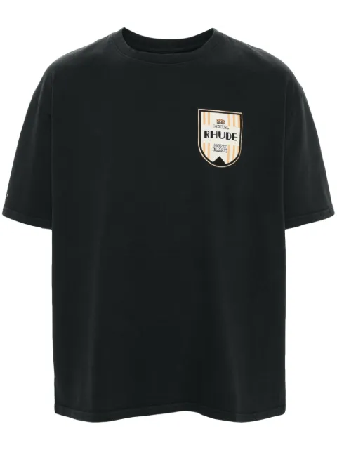 RHUDE Mont-Blanc Hotel Tee "Vintage Black" Black RHPF24TT040122306