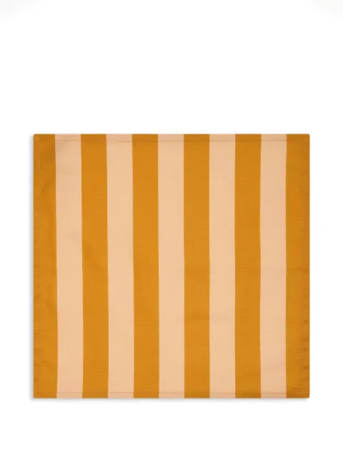 La DoubleJ Contrada-print napkin (set of two) Orange NAP0017COT073CTD01PI20