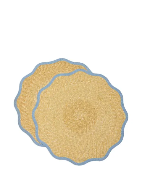 La DoubleJ Cloud placemats (set of two) Neutrals PMT0031STR001SOLIDBU01
