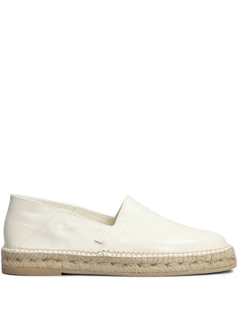 AMI Paris leather espadrilles Neutrals USV151AL0095