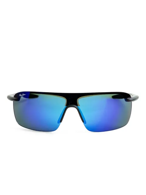 Maui Jim logo-print sunglasses Black MJ0680S