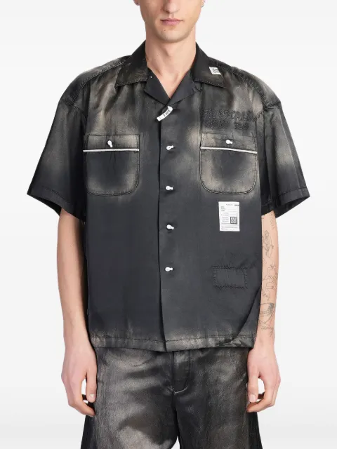 Maison MIHARA YASUHIRO distressed shirt Black J14SH186