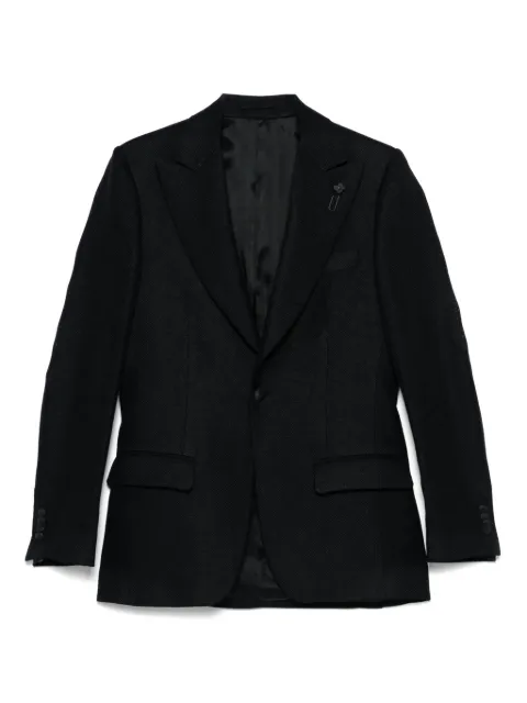 Lardini linen blazer Black ES6926DE79ESIF64525