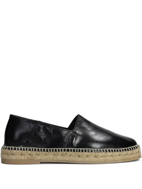 AMI Paris leather espadrilles Black USV151AL0095