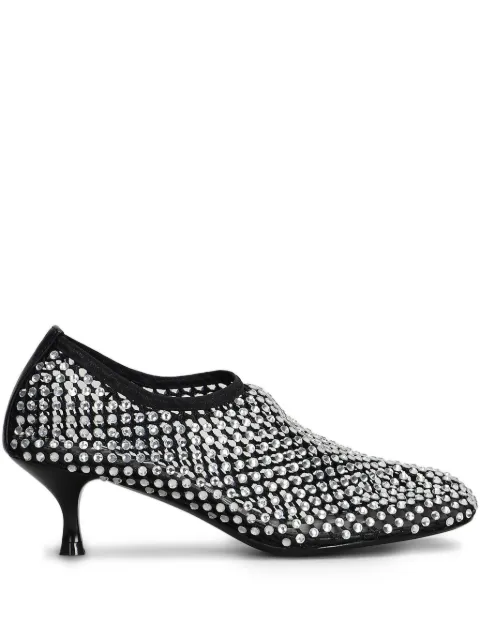 strategia shoes 50mm crystal-embellished pumps Black R14VARBLACR