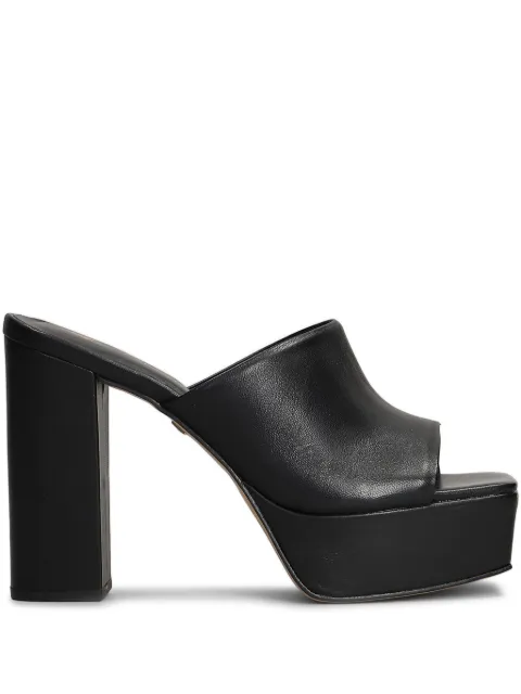 CARRANO 100mm leather sandals Black 517005