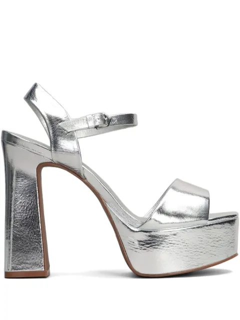 CARRANO 130mm leather sandals Grey 172035