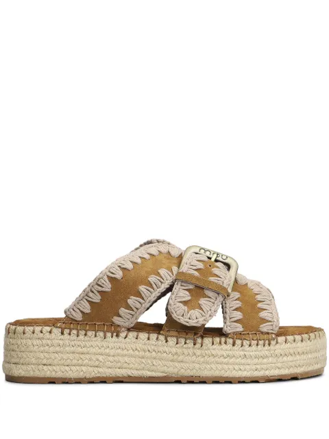 Mou Jute sandals Brown SW641003A