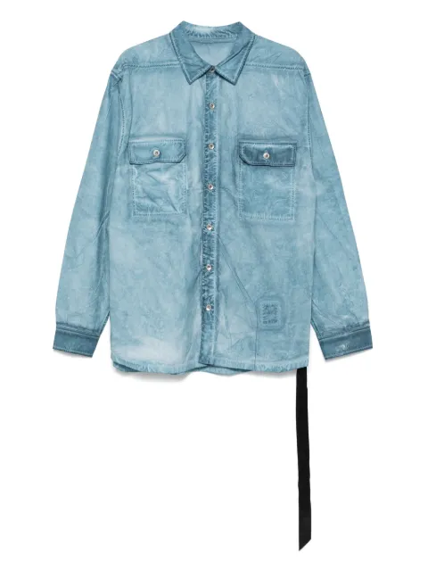 Rick Owens DRKSHDW Jumbo Outershirt shirt Blue DU01E3297PF
