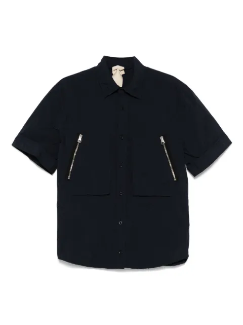Ten C zipped-pockets shirt Blue 25CTCUS02003003780