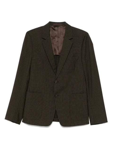 Prada Pre-Owned 2010s check-pattern blazer Brown PR380FR
