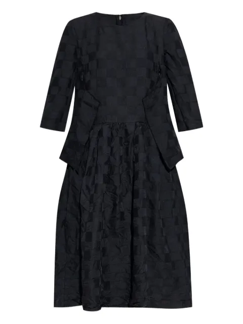 Comme Des Garçons Comme Des Garçons check pattern dress Black ROO003