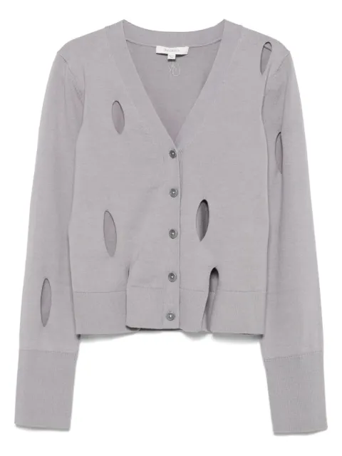 JW Anderson slit cardigan Grey KW1413YN0440