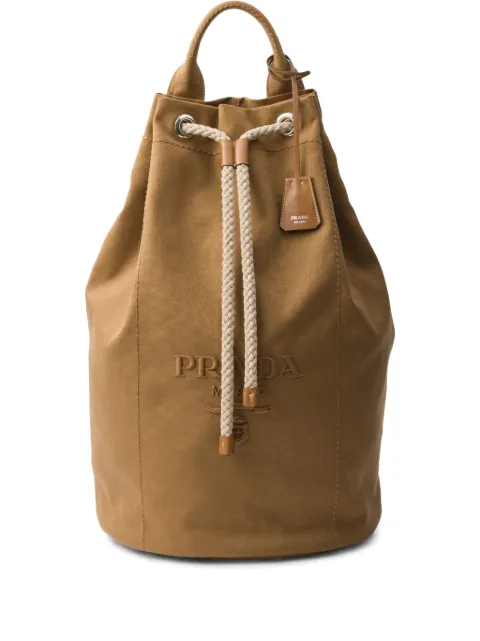 Prada drawstring duffle bag Brown 2VY011VOOO2CYA