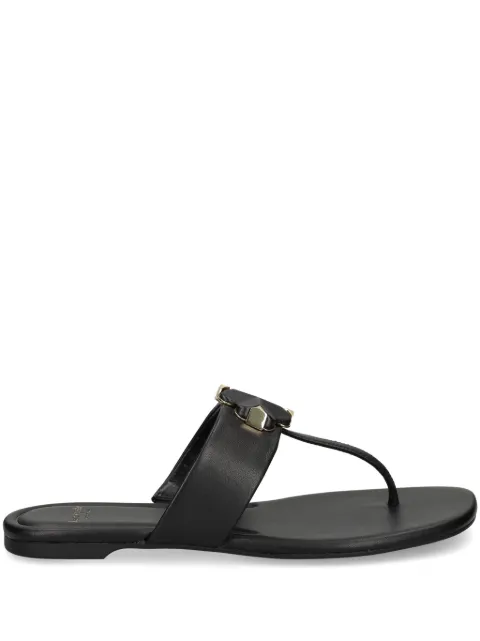 Kate Spade Spade Flower flat thong sandals Black KL212