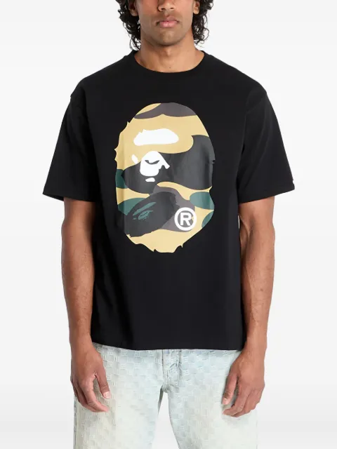 A BATHING APE® 1st Camo graphic T-shirt Black 001TEL301015M