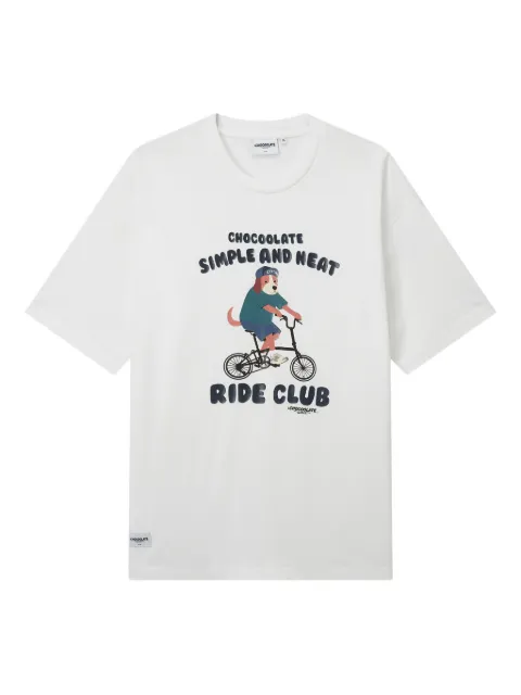 CHOCOOLATE graphic-print T-shirt White TEC1054XS4