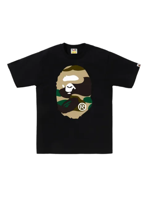 A BATHING APE® 1st Camo graphic T-shirt Black 001TEL301015M