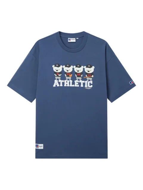 CHOCOOLATE graphic print T-shirt Blue TEX1051XS