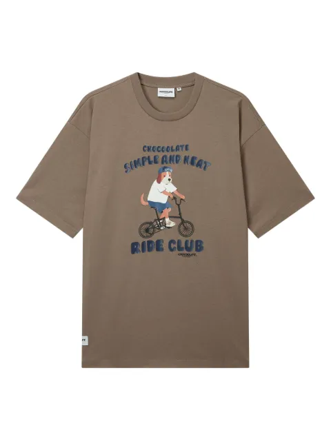 CHOCOOLATE graphic-print T-shirt Brown TEC1054XS4
