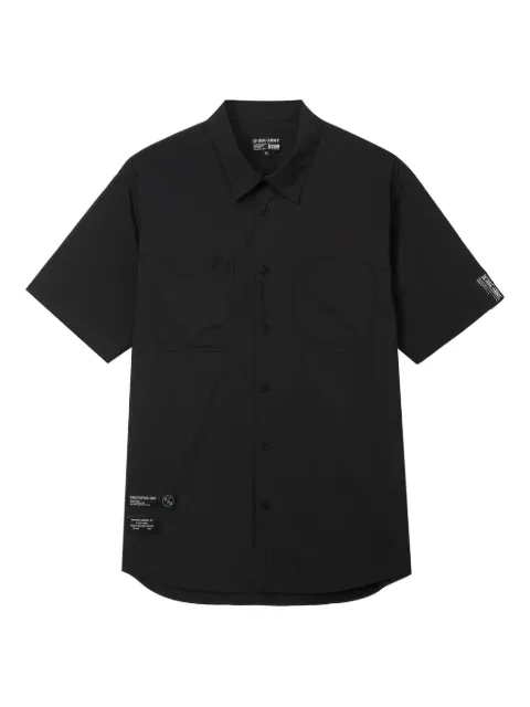 izzue short-sleeve utility shirt Black R8305S5
