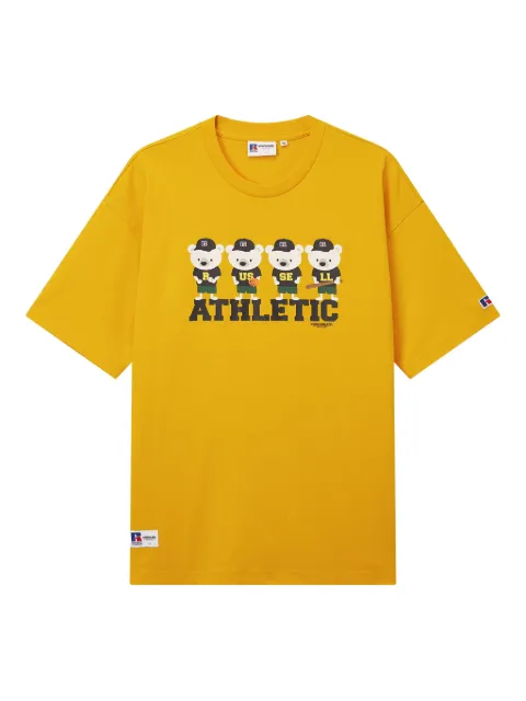 CHOCOOLATE graphic print T-shirt Yellow TEX1051XS