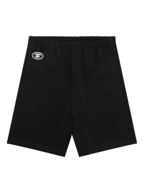 AAPE BY *A BATHING APE® logo-patch shorts Black ASPB699XXO