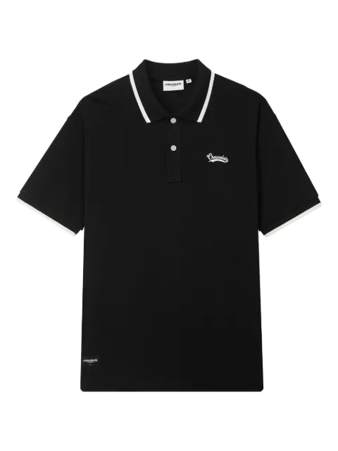 CHOCOOLATE logo-embroidered polo shirt Black POC1061XS4