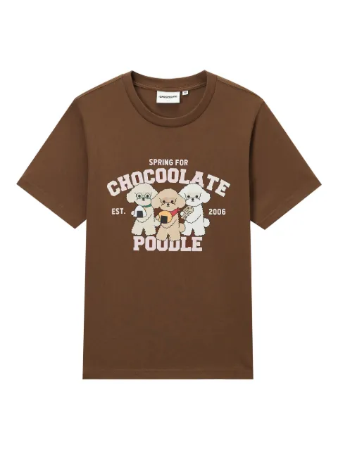 CHOCOOLATE graphic print T-shirt Brown TEL1961XS