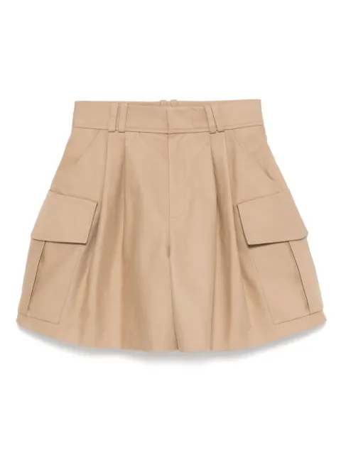 Dice Kayek cotton shorts Neutrals SS25P319