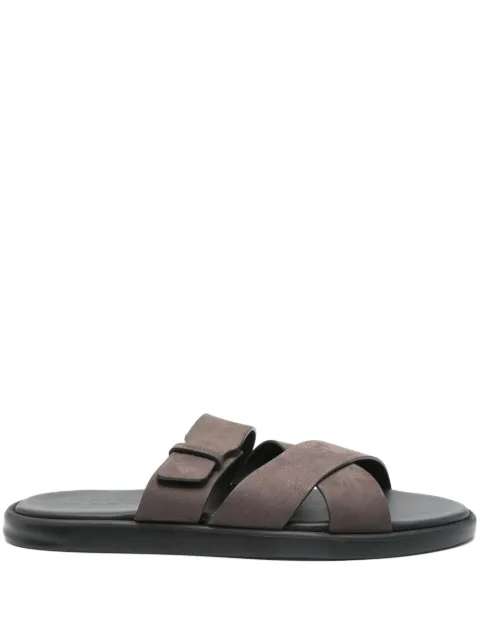 Doucal's leather sandals Brown DU3299MYKOUF249NN06
