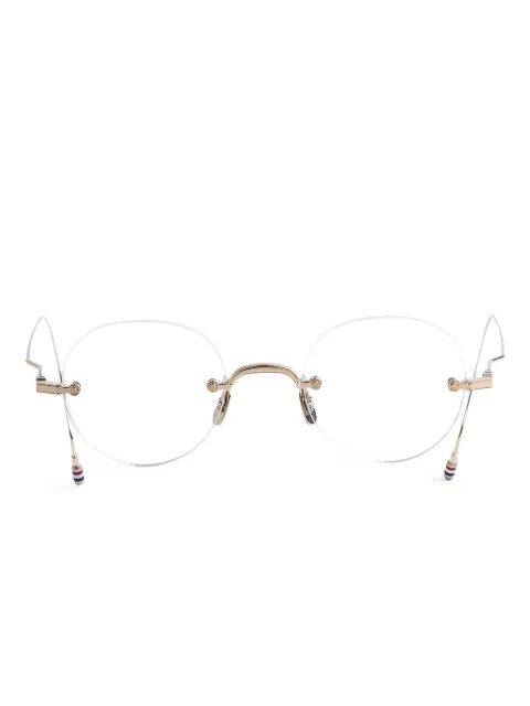 Thom Browne Eyewear round-frame glasses Gold UEO937A
